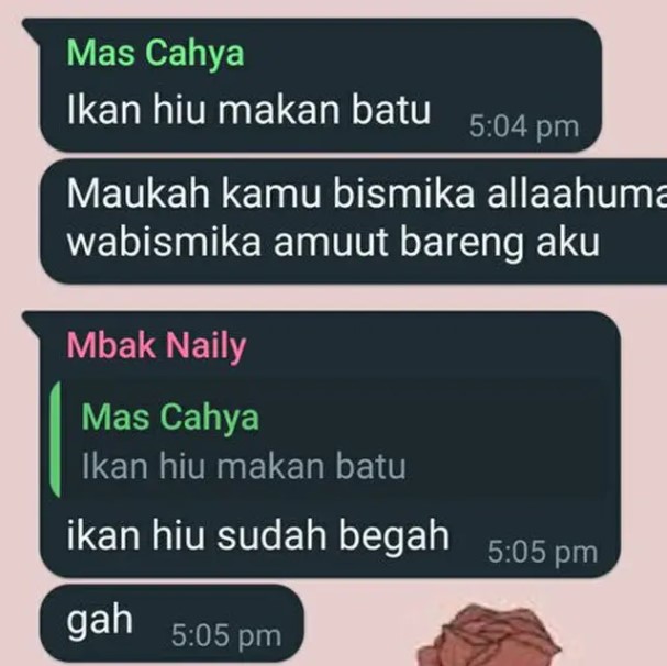 Yph Chat Pantun Kocak Ini Ujungnya Bikin Jengkel Dan Garuk Garuk Kepala